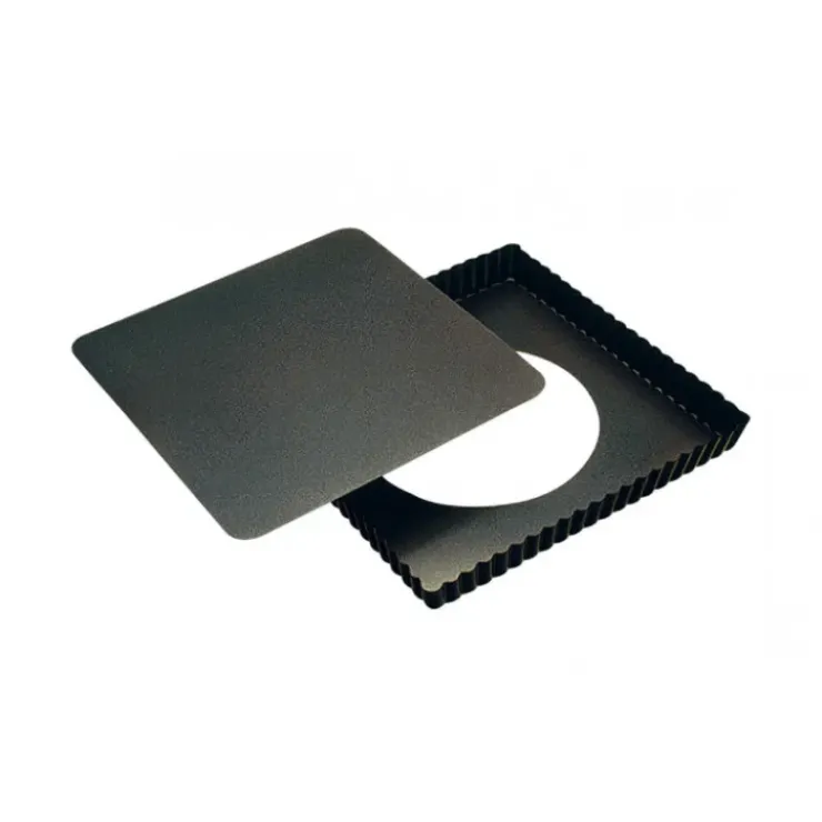GOBEL Tarte Carrée bord Cannelé fond mobile Hot