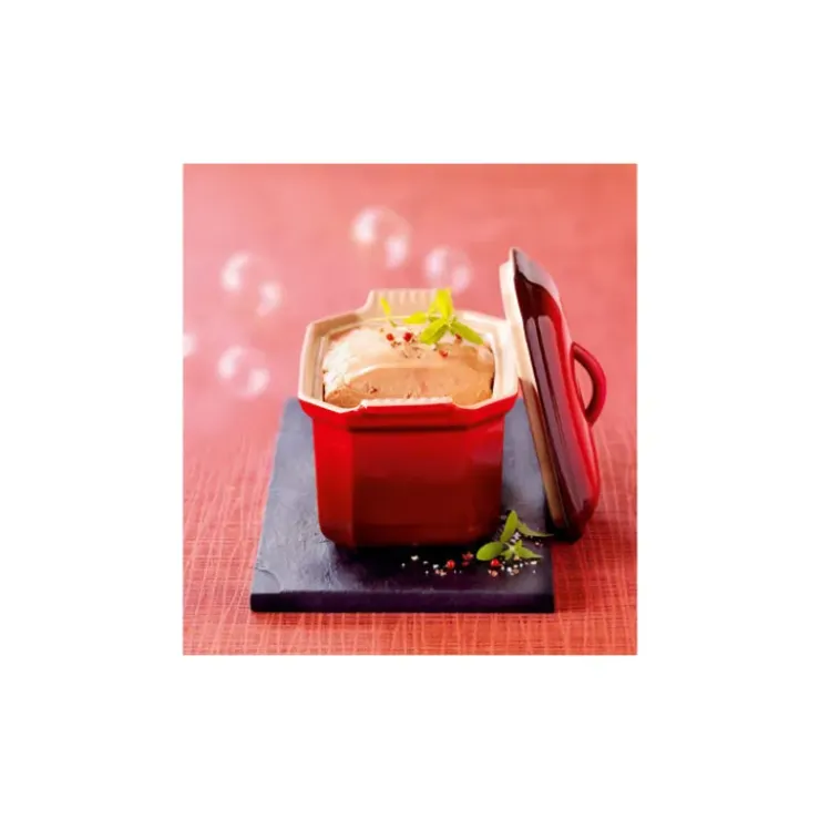 LE CREUSET Terrine à Foie Gras avec presse 0,6 L Cerise Hot