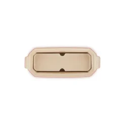 LE CREUSET Terrine Rectangulaire avec presse 28 cm Cerise céramique Outlet