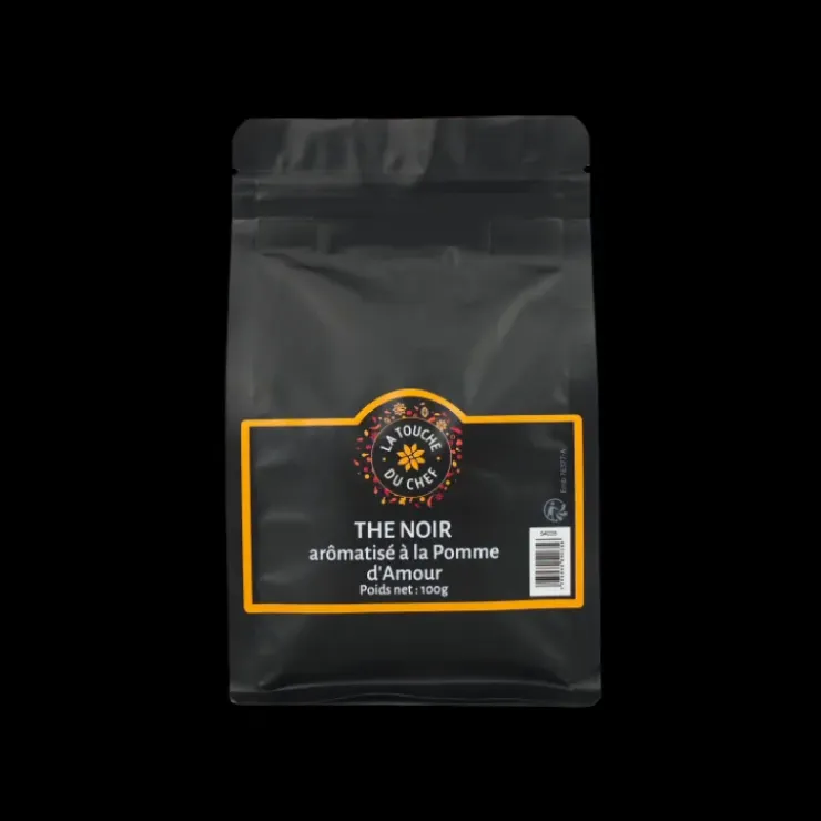 LA TOUCHE DU CHEF Thé Noir Pomme d'Amour 100g New