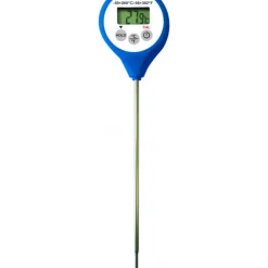 ALLA FRANCE Thermomètre Digital étanche à sonde HACCP bleu -50°C à +200°C Hot