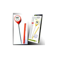 ALLA FRANCE Thermomètre Digital étanche à sonde HACCP rouge -50°C à +200°C Hot