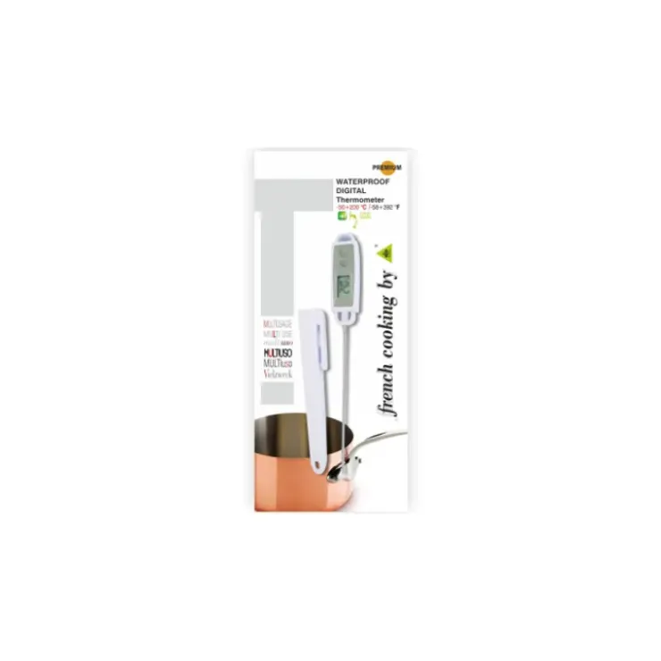 ALLA FRANCE Thermomètre Étanche Digital à Sonde -50 +200°C