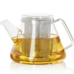 ADHOC Théière en Verre avec Filtre Inox 1 L New