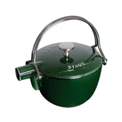STAUB Théière Fonte 1.15 L Basilic Discount