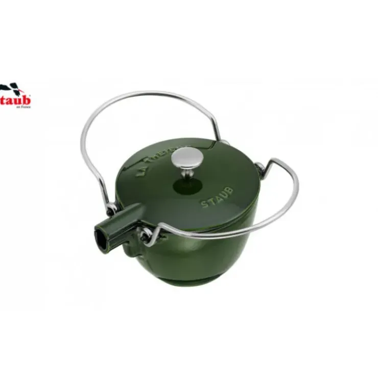 STAUB Théière Fonte 1.15 L Basilic Discount