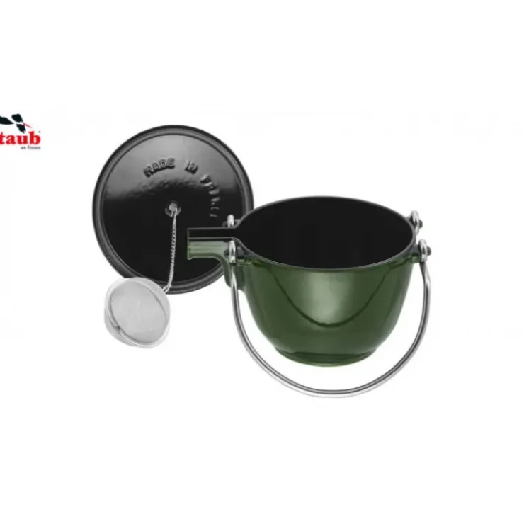 STAUB Théière Fonte 1.15 L Basilic Discount