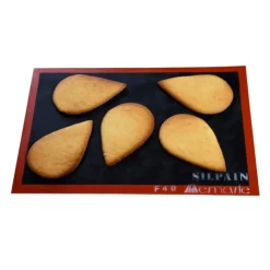 CUISINEADDICT Toile de Cuisson Silicone Spéciale Pain 58,5 x 38,5 cm Exopain Hot