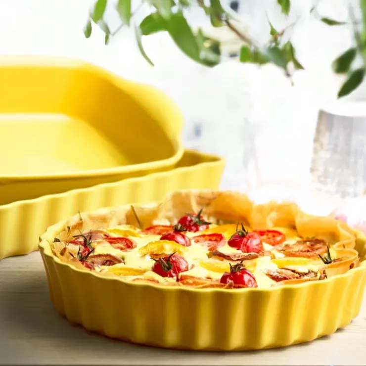 EMILE HENRY Tourtière Haute en Céramique Ø 24 cm Provence Hot