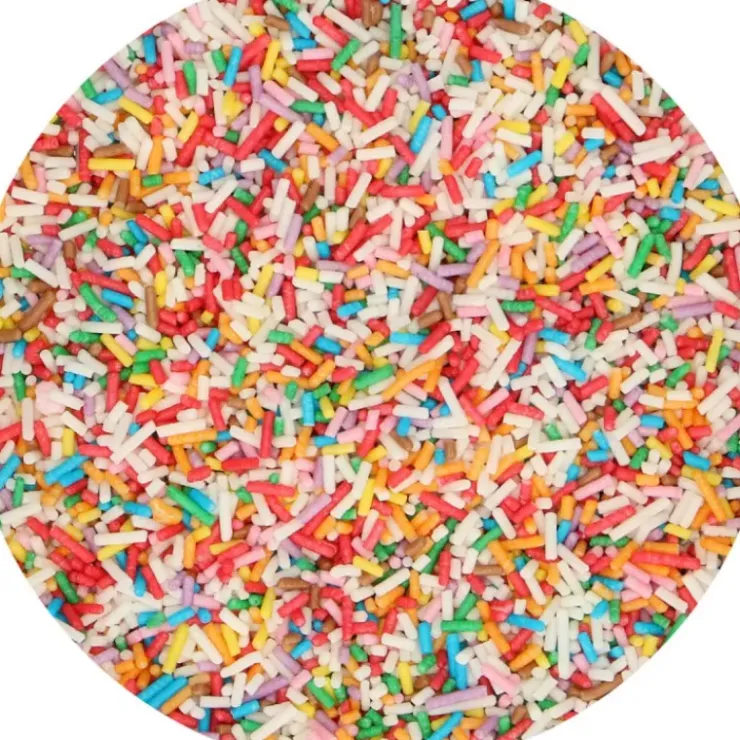 FUNCAKES Vermicelles Multicolores 80g Discount