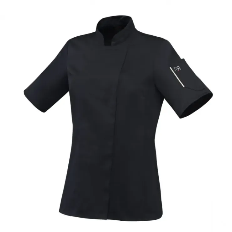 ROBUR Veste de Cuisine Femme Noire UNERA T.6 Best