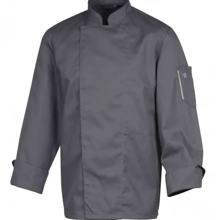 ROBUR Veste de Cuisine Mixte Anthracite NERO T.5 Clearance