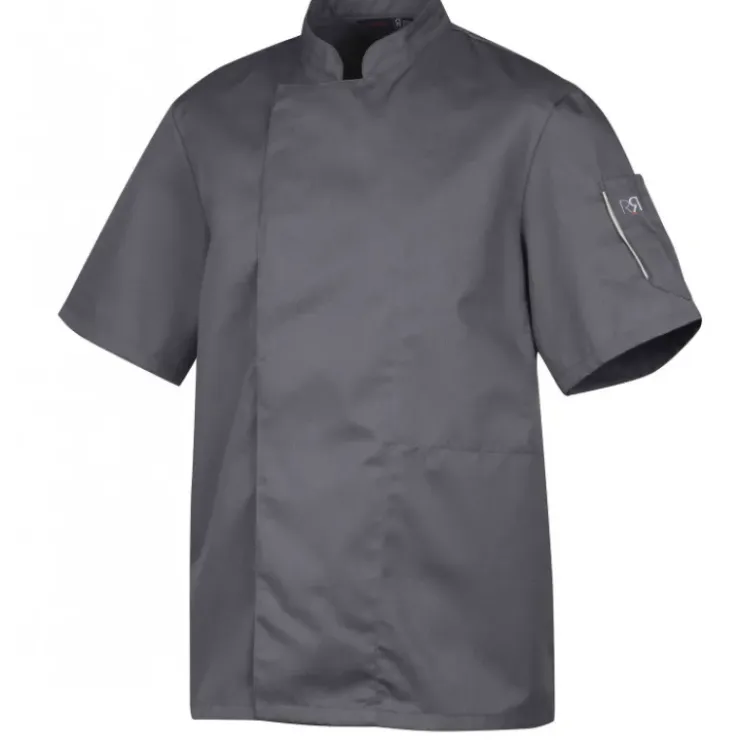 ROBUR Veste de Cuisine Mixte Anthracite NERO T.0 Discount