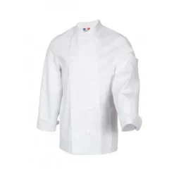 ROBUR Veste de Cuisine Mixte Blanche TAMISE T.1 Clearance