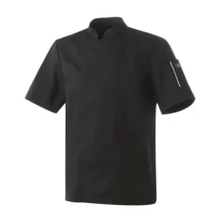 ROBUR Veste de Cuisine Mixte Noir NERO MC T.2 Hot