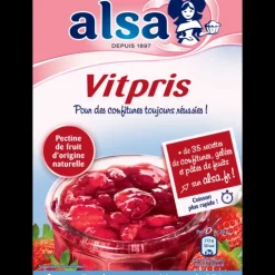 ALSA Vitpris Pectine de fruits pour confitures 188g Outlet