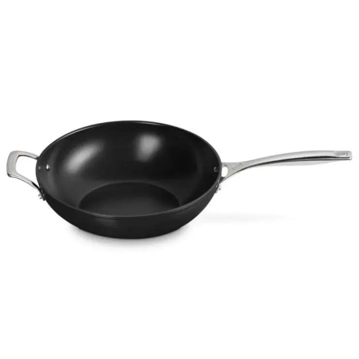 LE CREUSET Wok Antiadhérent Essentiel Céramique 30 cm Best