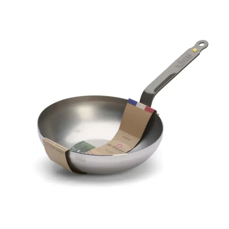 DE BUYER Wok Bombé Ø 24 cm Minéral B Discount