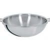 CRISTEL Wok Casteline Ø 28 cm Manche Amovible Inox Best