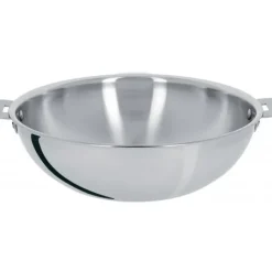 CRISTEL Wok Casteline Ø 28 cm Manche Amovible Inox Best