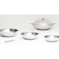 CRISTEL Wok Casteline Ø 20 cm Manche Amovible Inox Outlet
