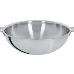 CRISTEL Wok Casteline Ø 24 cm Manche Amovible Inox