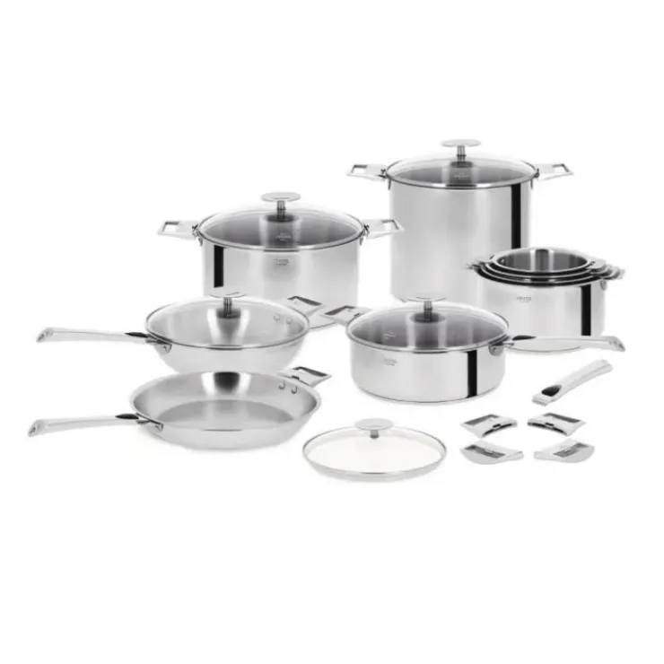 CRISTEL Wok Casteline Ø 24 cm Manche Amovible Inox