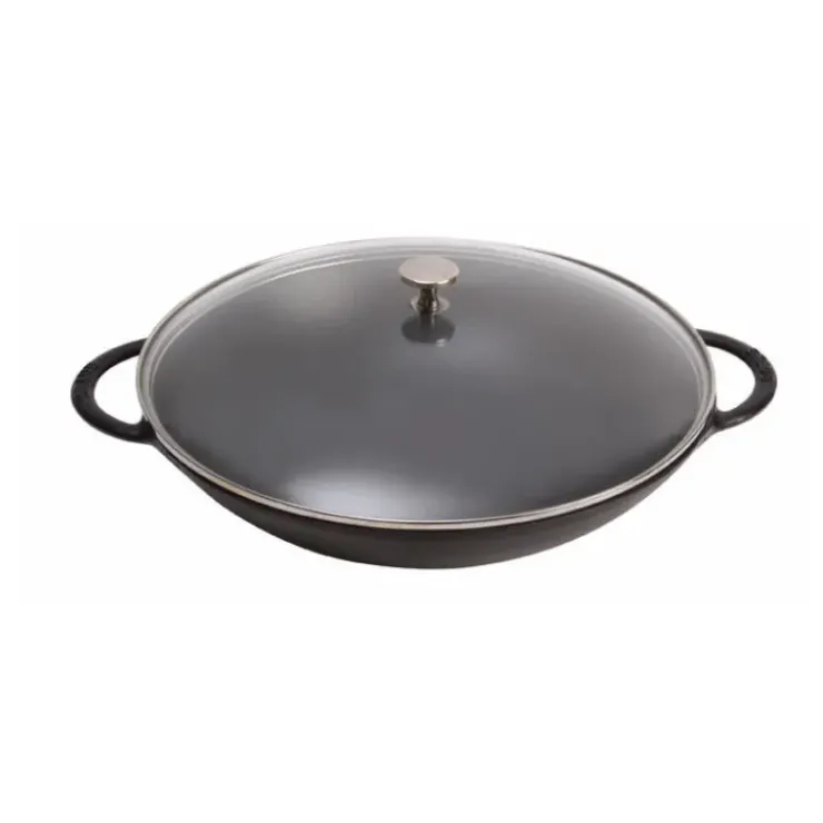 STAUB Wok en Fonte 37 cm Noir Sale