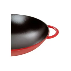 STAUB Wok en Fonte 37 cm Rouge New