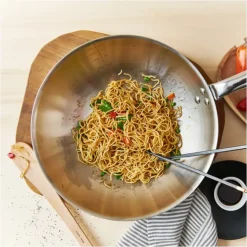 DE BUYER Wok Inox Ø 28 cm Alchimy Hot