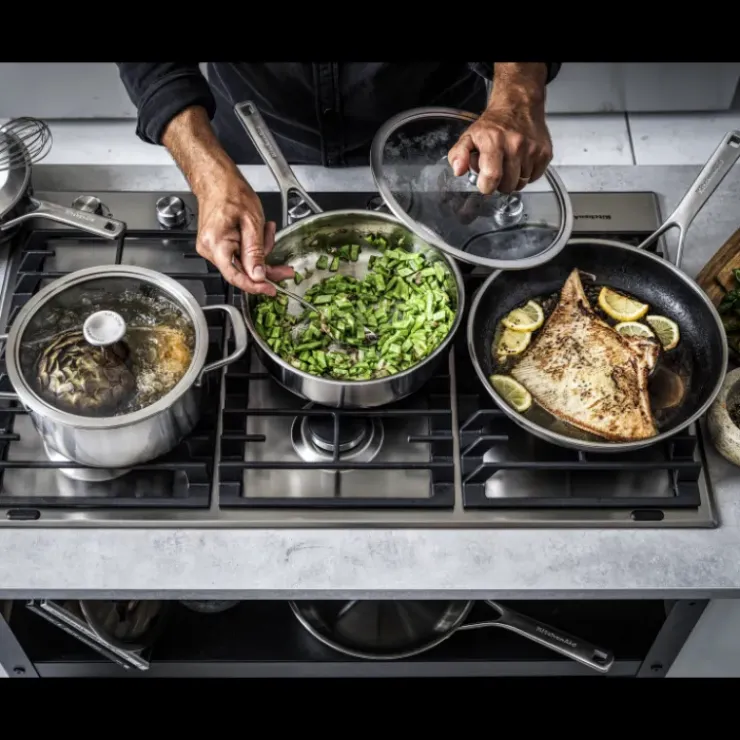 KITCHENAID Wok Inox 28cm Sale